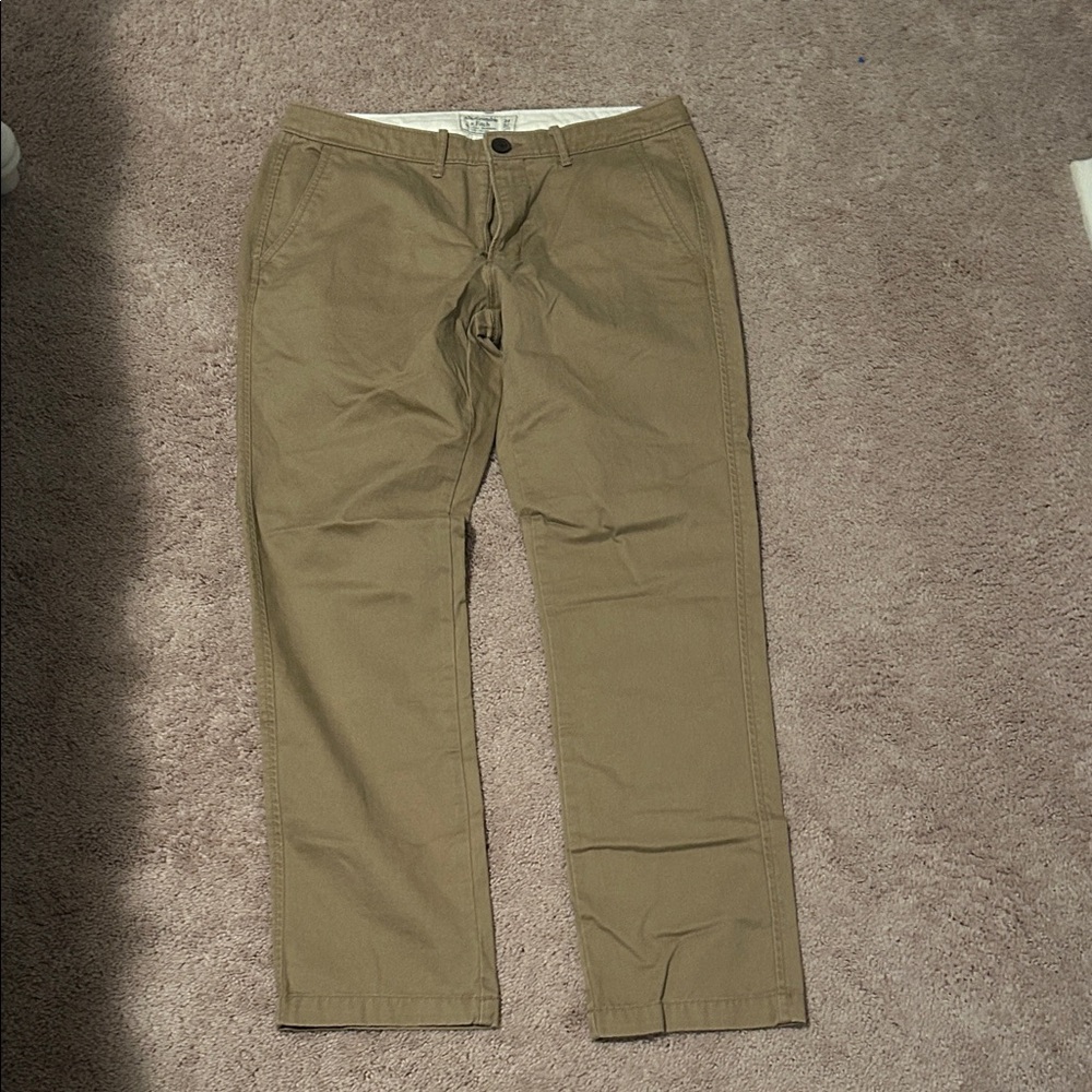 Abercrombie & Fitch Tan Chino Pants